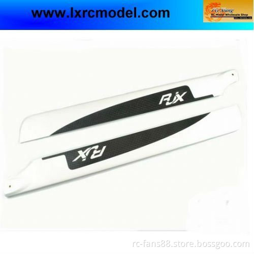 High Quality Carbon Fiber Main Blades (430mm) 9mm for T-rex500/lepton with and black